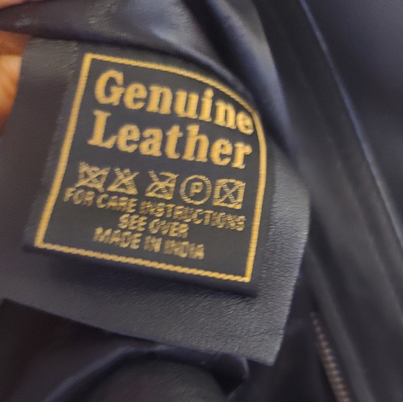 Leather Motorcycle Jacket - Picture 4 of 7